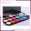 Promotional 18 color palette private label cosmetics makeup eyeshadow palette