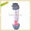Plastic 1.5" DN50 glass rotameter air flow meter with 200LPH and plastic injection molding