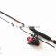 2015 attractive green blue, pink, red colors fishing rod and reel combo