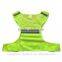 Net Cloth Safety Reflective Vest for Running or Cycling With yellow Reflective Strip