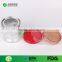 Empty PET jar clear plastic cylinder storage container