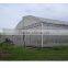 Multi-span greenhouse with greenhouse window opener system