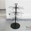 Rotating 3-Tier Jewelry Counter Hanging Metal Wire Display Stands