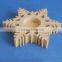 2015 new design unfinished used wooden candle holder wholesale