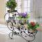 Classic Plant Stand Shelf Holds garden 3 tier iron flower Pot stand