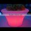 modern design LED furniture, led plastic flower pot, wedding luminous flower pot