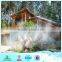 Garden water fountain, water mist