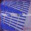 Blue fashion nylon big pattern tulle embroidery mesh swiss lace fabric