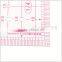 Kearing flexible plastic 1/4 triangle scale rulers for measure Built-in calibration for Engineering surveying#8514