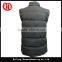 Simple style grey color polyester vest for men