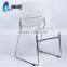 LS-4025 new design modern plastic office chair staff chair meeting stacking visitor chair
