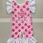 Beautiful New Design Baby Rompers Boutique Baby Clothes Cotton Baby Ruffle Pants Children's Clothing