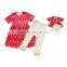 Wholesale Fashion Baby Girls And American Girl Dolls Clothing Set Boutique Dress Doll Clothes summer hot sale
