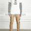  Wholesale Casual Custom Outdoor Cotton Rib Leg Opening Blank Jogger Pants