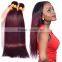 Peruvian Virgin Hair 4 Bundles Deals 99J Wine Red Straight Hair 100% Human Hair Weft Weaves Pure Color