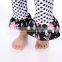 2015 Wholesale boutique Girl Clothes Ruffle pants flower pattern kids outfit