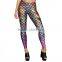Fashion Hot Fish Fins Shiny Scale Patterns Leggings Girls Mermaid Tights