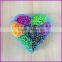 New designed heart shape box kit elastic loom bands 4200/5000 pieces DIY loom bands