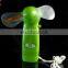 mini fan flashing green led advertisment fan