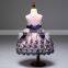summer newest little girls party wear sleeveless bowknot girls party dresses