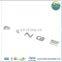 Custom Shiny Silver Metallic Label Sticker ABS Logo Plate