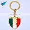 Cheap promoitonal souvenir alloy various shape custom metal keychain with logo printed