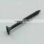 Carbon steel thread streaker point drywall screw