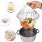 1pcs Foldable Steam Rinse Strain Fry French Chef Basket Magic Basket Mesh Basket Strainer Net Kitchen Cooking Tool Drop Shipping