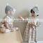 Sisters outfit Toddler Baby Girls Dress Cotton Embroidery Flowers Plaid Kids Dress Childrenswear Wholesale
