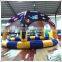 Outdoor Water Amusement Park Equipment Kids Baby PVC Inflatable Swimming Water Pool With Tent Cover