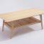 Wooden Quentin Coffee Table With 2 Layer Storage Simple Coffee Table Small Square Coffee Table