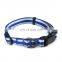 Nylon webbing dog collar matched leash ,soft touch and simple design