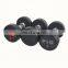 Professional Fitness Black Rubber Coated Fitness Dumbbell for Gym AM02