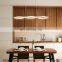 Modern dimmable dining table hanging light white LED pendant light