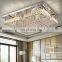 Square crystal LED ceiling Light crystal light chandelier