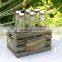 Custom Logo Rustic Wooden Beer Crate,Bottle Crates