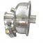 6" Hemispherical extractor lid for reclaim tank with tri clamp ferrule and 4" down tube