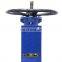 Bundor class150 DN100 WCB wafer knife gate valve manufacturer wcb slurry knife gate valve