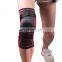 Cross fit training knee pads brace compression sports knee sleeve support with adjustable straps