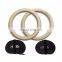 Hot Selling  Wooden Gymnastics Ring For Adjustment Of Shoulder Strap Strength Fitness Training Gymnastics Dip Ring