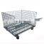 hypacage stacking mesh pallet cages,stainless steel shallow basket,Wire Mesh Basket