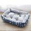 Manufacture Square Lucxury Pet Travel Dog Bed Car Hot Selling