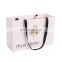 paper bag with logo print custom 2020 hot sale cute custom Rose Gold marble boutique gift paper shopping bags