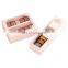 Food grade material spring cover box macaron box food cardboard packaging with clear window