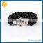Outdoor emergency survival bracelet/regular paracord survival bracelets wholesale
