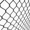 Black Chain-link Fencing chinese factory chain link mesh wire yard fence playground tennis school back yard fence security military fence