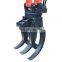 High quality hydraulic rotating wood grapple hydraulic rotator grapple for sale