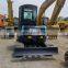 Б/у мини-погрузчик-экскаватор Kobelco SK55SR, ковшовый экскаватор Kobelco на гусеничном ходу весом 5 тонн