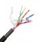 Cat5 Lan Cable 8 Cord 24Awg Video Surveillance Cable Cold Resistant Cable Flame Retardant Pvc Wire