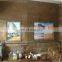 brown leaf granite stone floor tile